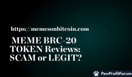 MEME BRC-20 TOKEN Reviews: SCAM or LEGIT?