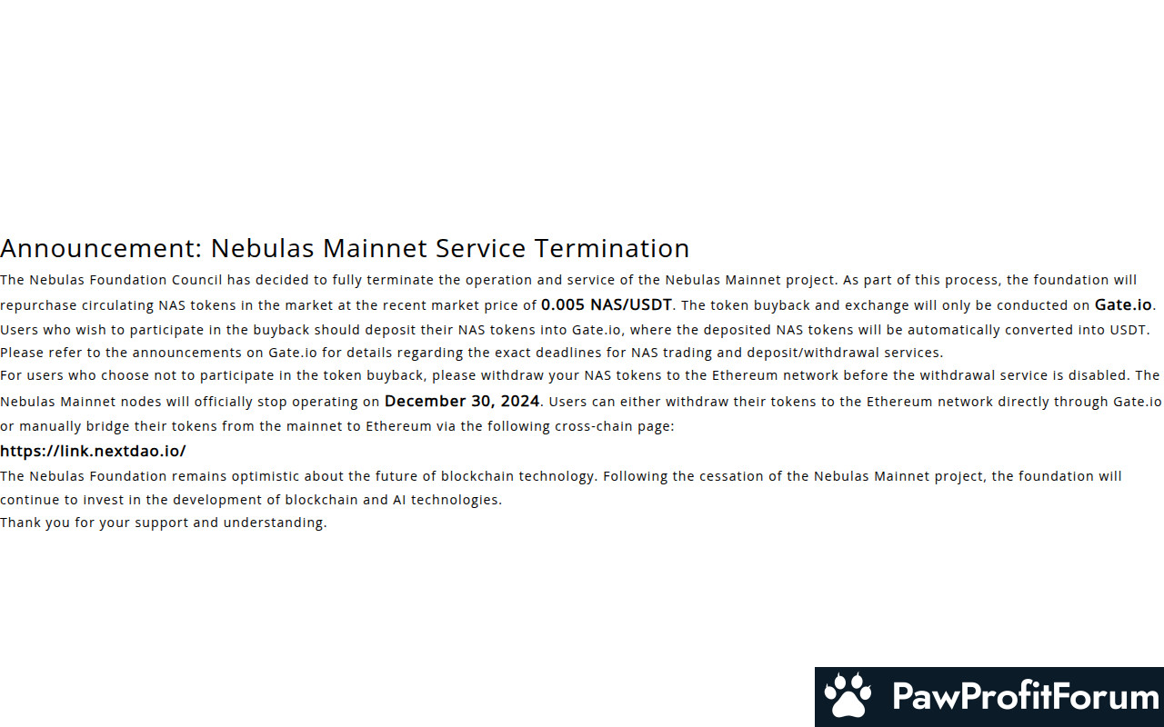Nebulas (NAS)