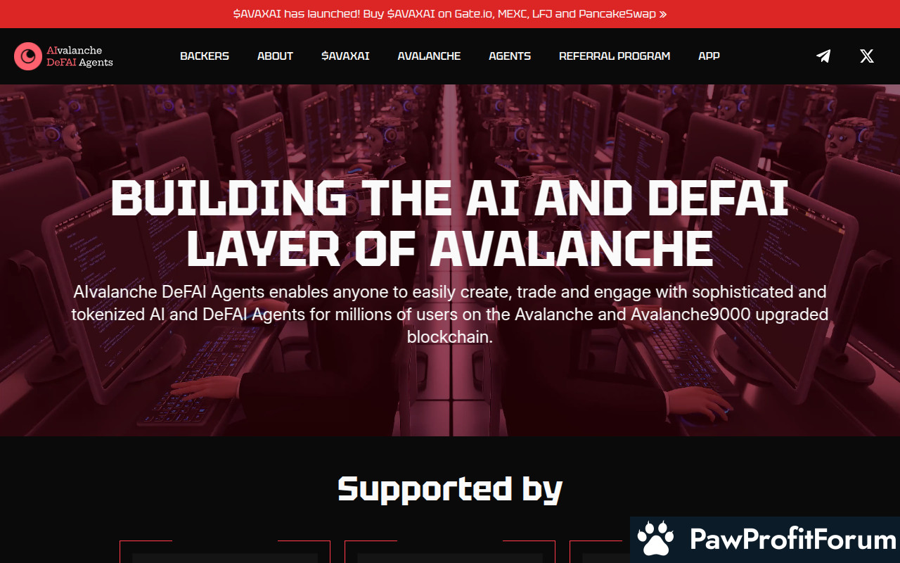 AIvalanche DeFAI Agents (AVAXAI)