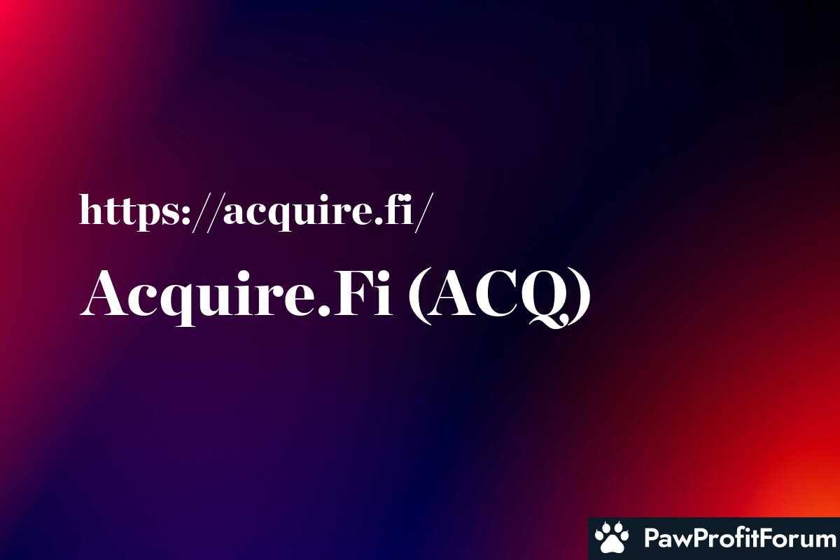 Acquire.Fi (ACQ)