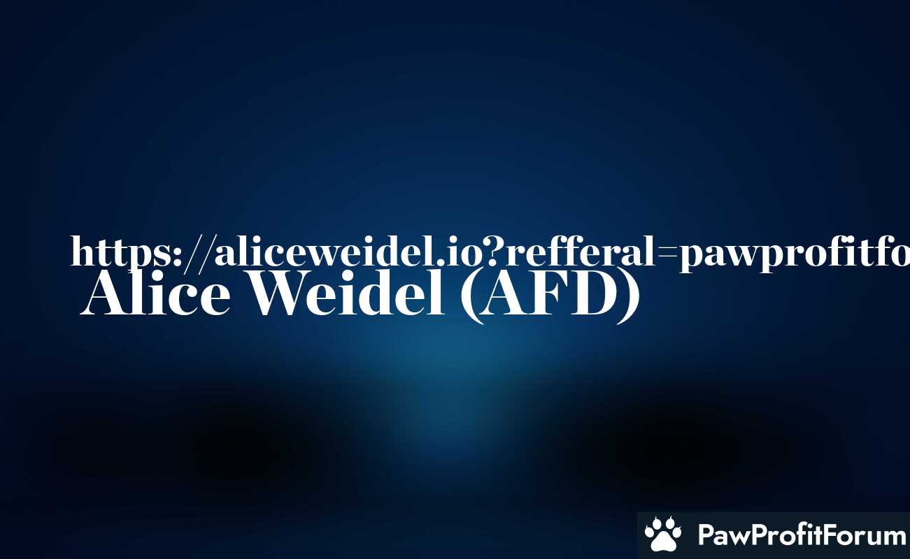Alice Weidel (AFD)